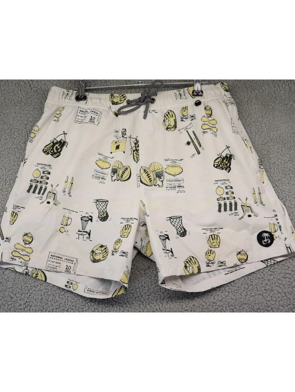 Balls Beachwear Men Large Lined 5.5